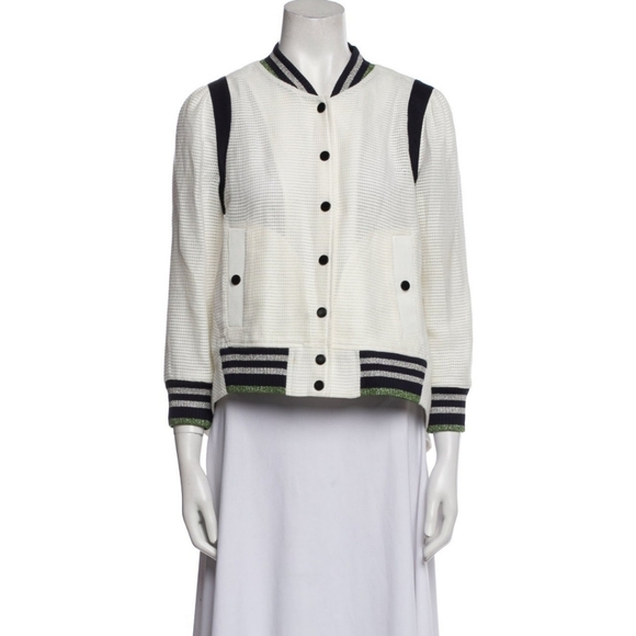 Veronica Beard Bomber Jacket Size 6 - Picture 4 of 6